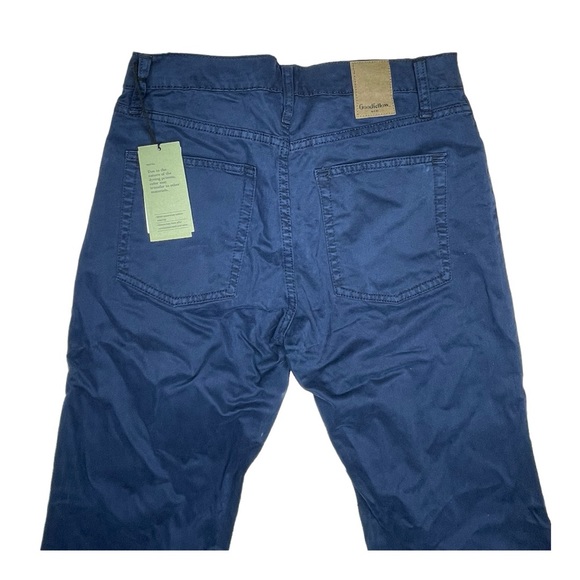 Men's Goodfellow & Co Slim Straight
Total Flex Jeans Xavier Navy Size 30x30 - Picture 4 of 5